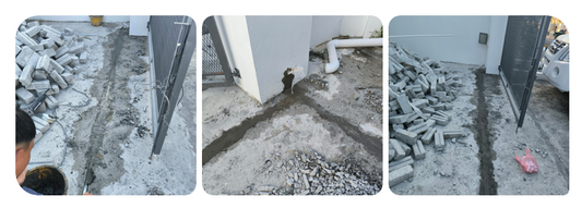 Final Patching Work for Autogate System – Neat, Safe Professional Finish