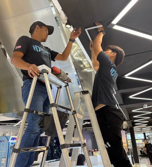 C8C CCTV with Human Detection Installed by HJ Security at Commercial Mall in Kuching