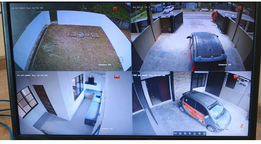 HJ Security Hilook CCTV Installation at Jalan Hup Kee – Home Safety