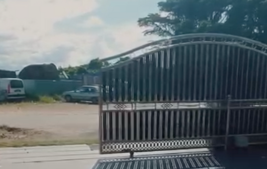 Industrial Sliding Autogate Installed for Wide Driveway in Kuching