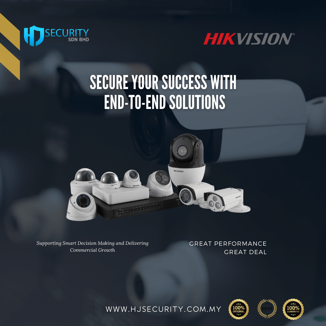 Hikvision CCTV camera system installation Kuching 2MP 5MP 8MP 4K by HJ Security authorised dealer