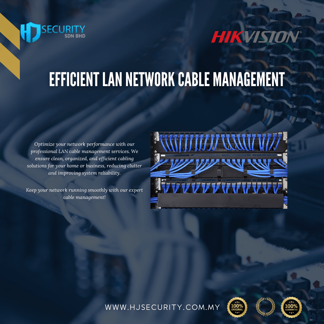 Hikvision Cable Management Server Rack & Termination Box Installation Services | Network cable management Solutions