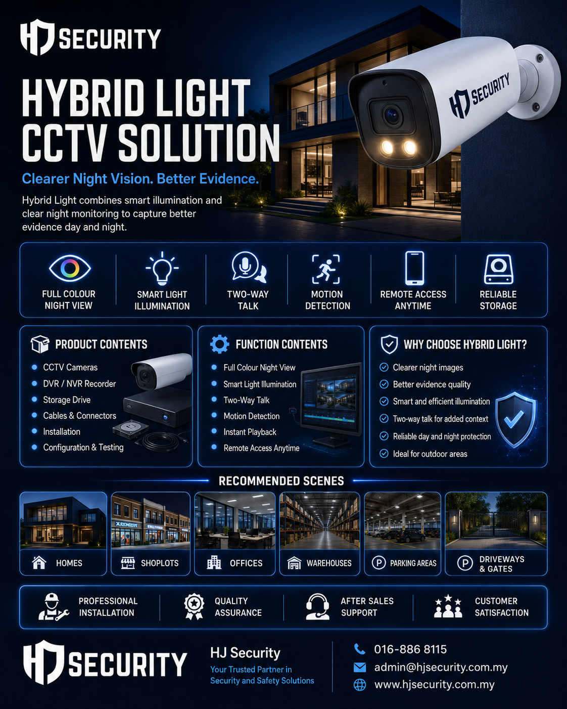 Hikvision AI Defense CCTV Kuching | Two-Way Talk Hybrid Light 4CH 8CH 16CH