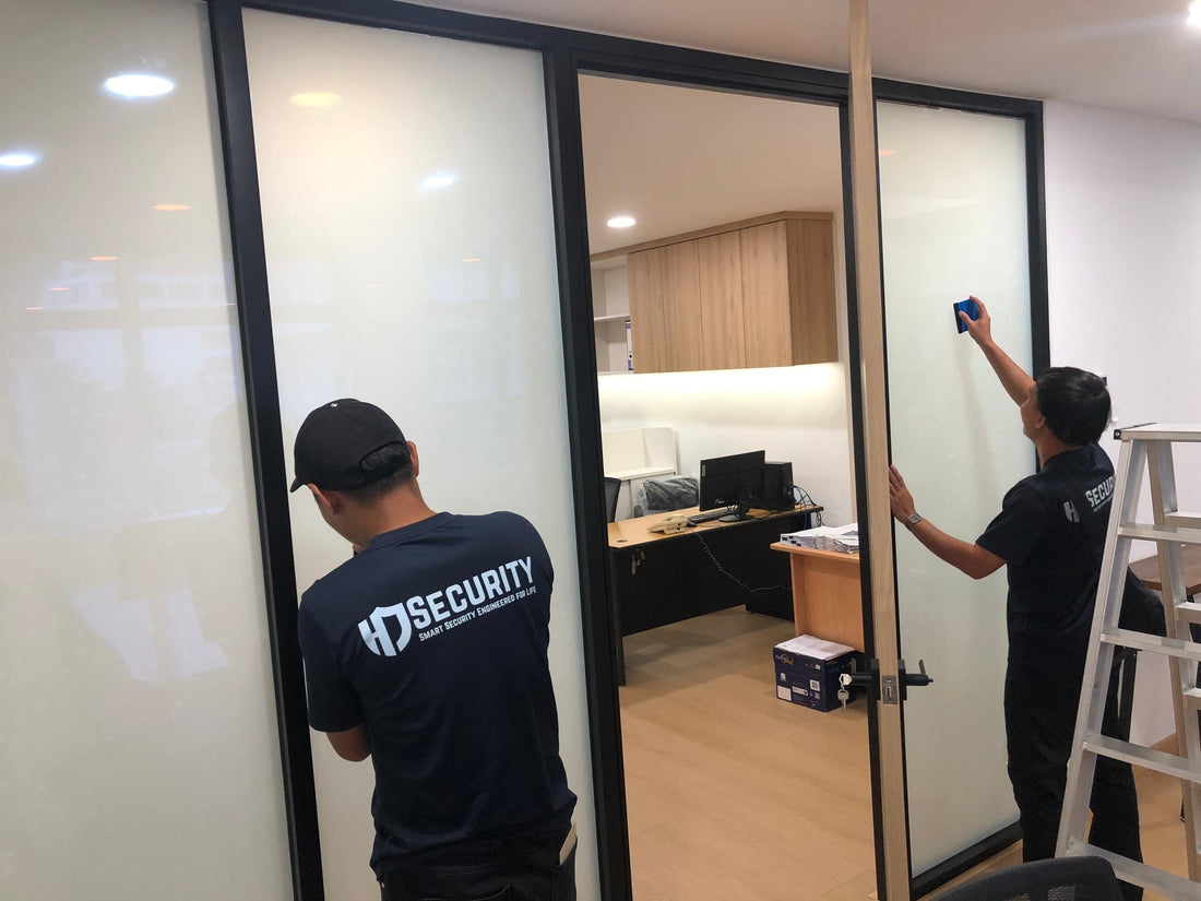 Smart Tinted Glass Installation HJ Security