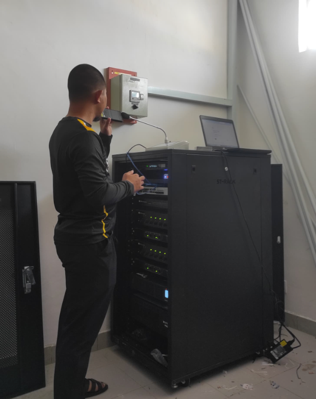 Professional PA System Rack Installation by HJ Security