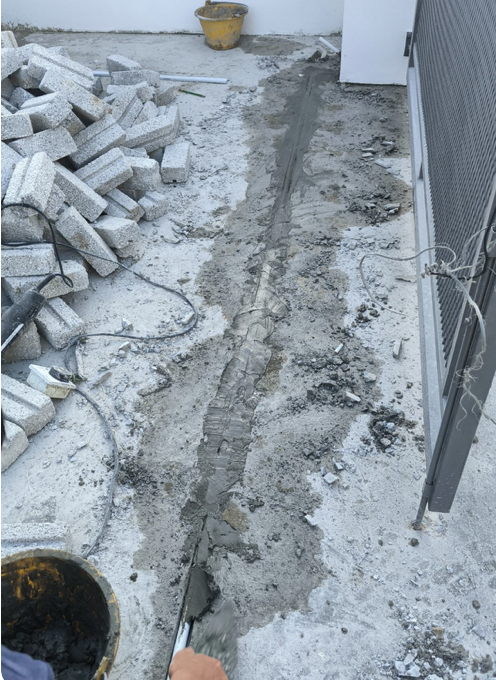 Concealed Wiring for Autogate Installation in Kuching