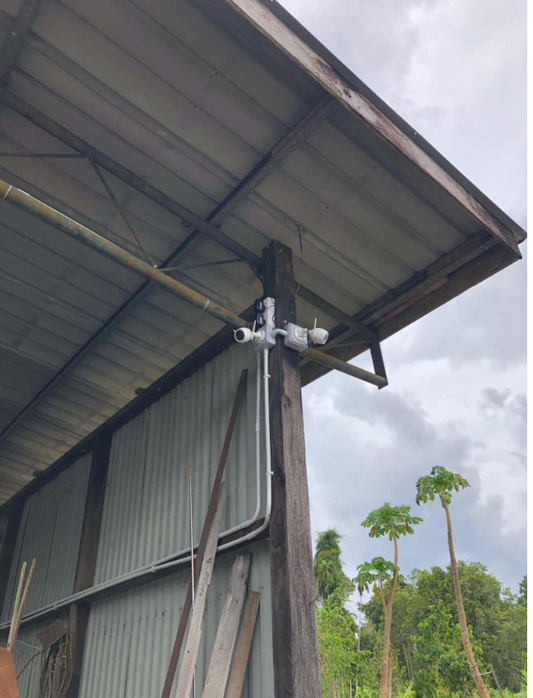 Asajaya Wireless CCTV Installation with Bridge System