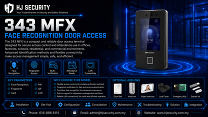 Face Recognition Attendance Door Access System Kuching | Hikvision Fingerprint Card Terminal