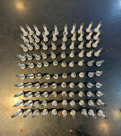 Electric fence Kuching hardware screw detail