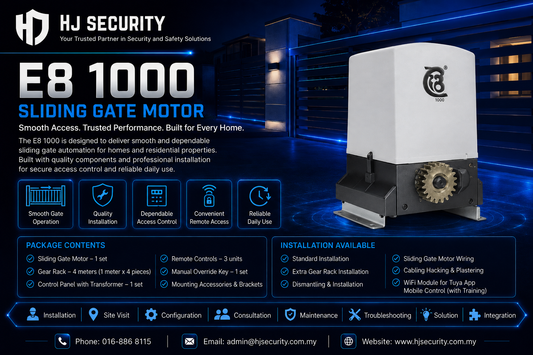 Sliding Autogate Installation Kuching | FAAC GForce E8 Motor Nice