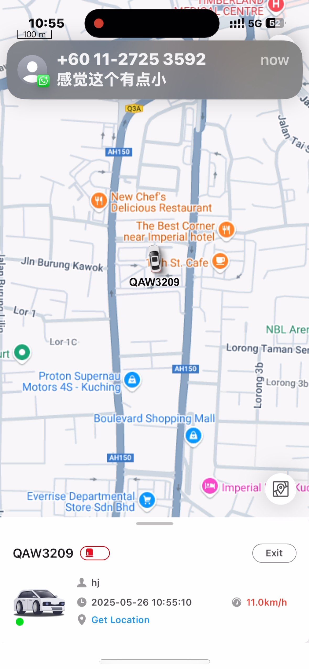 CAR GPS + DESKCAM kuching GPS Tracker
