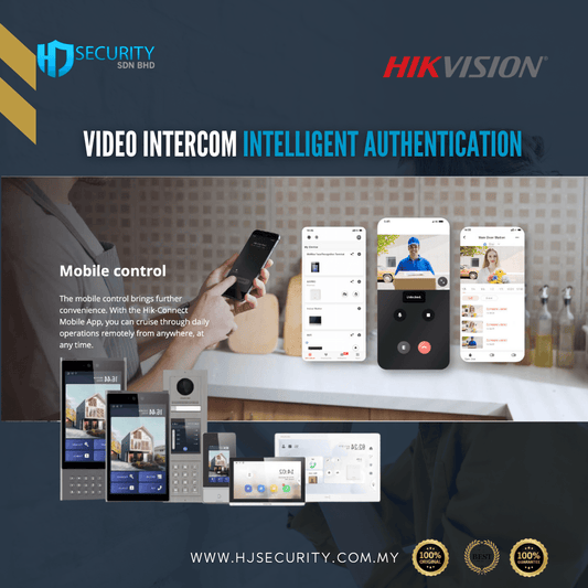 Hikvision video intercom system indoor outdoor station Kuching