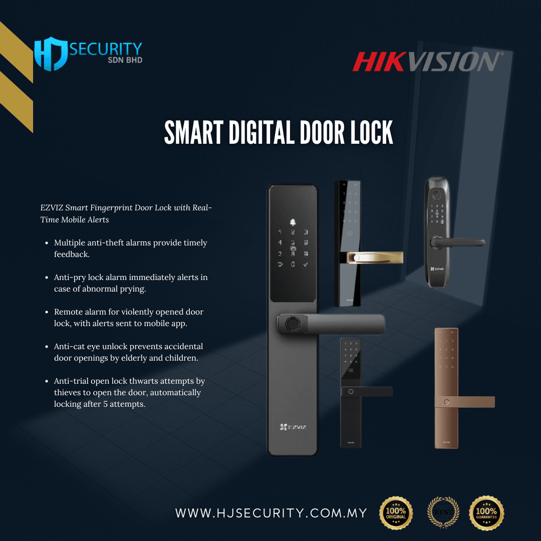 kuching digital door lock smart door lock sarawak 